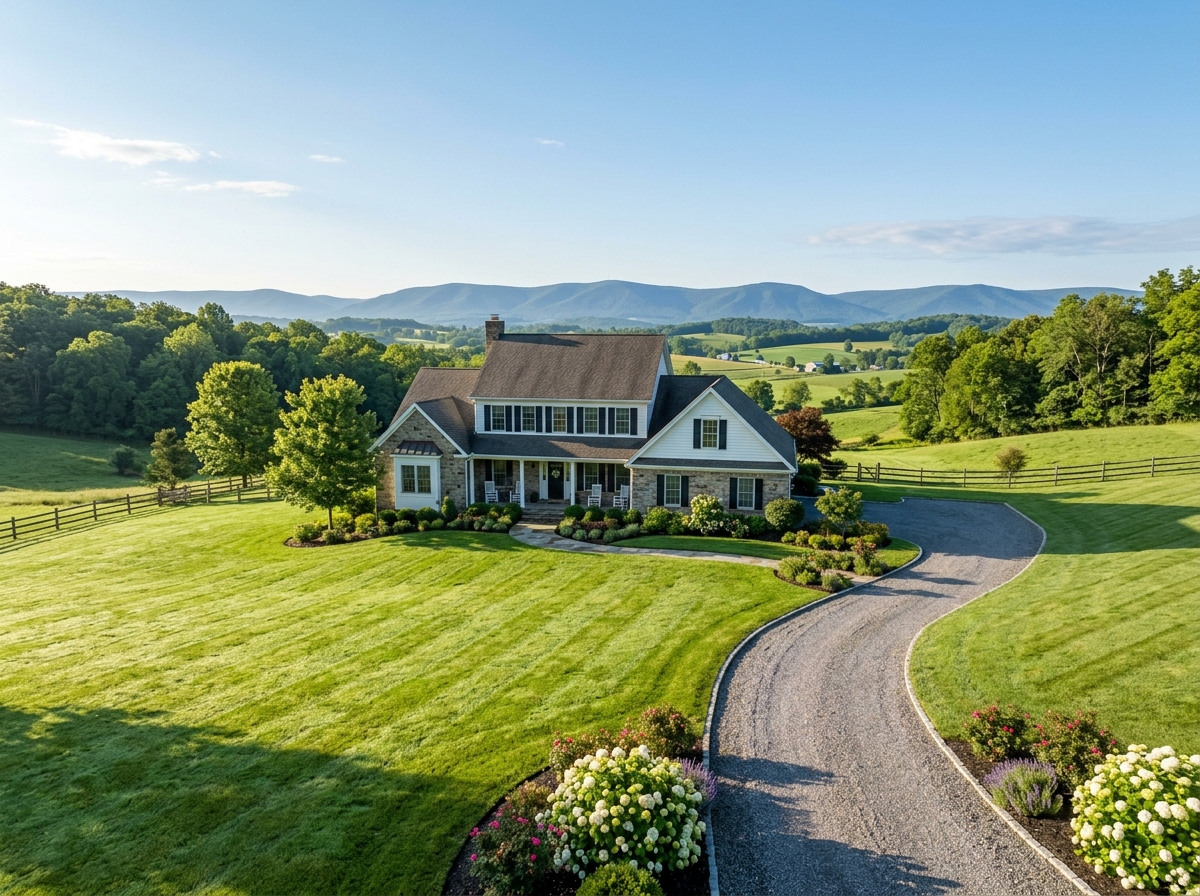 Rich green treated lawn in Latrobe PA