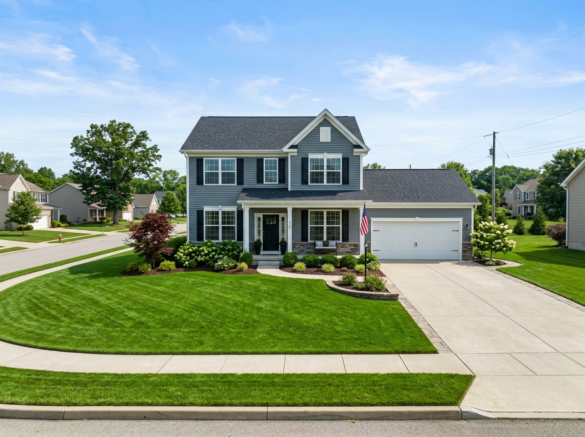 Vibrant lawn in New Stanton PA